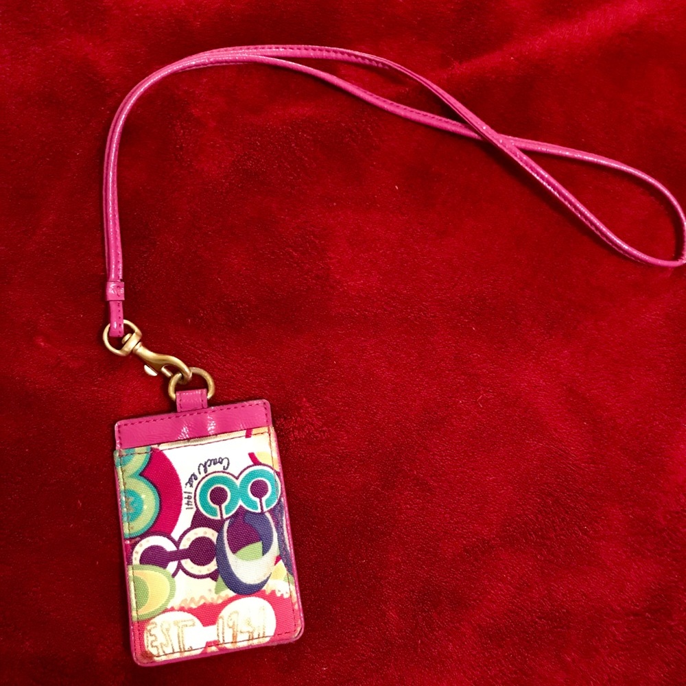 Coach lanyard